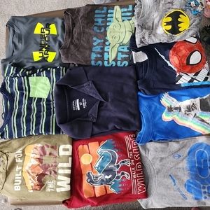 Lot of 10 Boys Shirts size 6/7